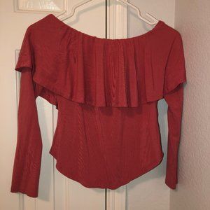 Fashion Nova Pink Crop Top - Small